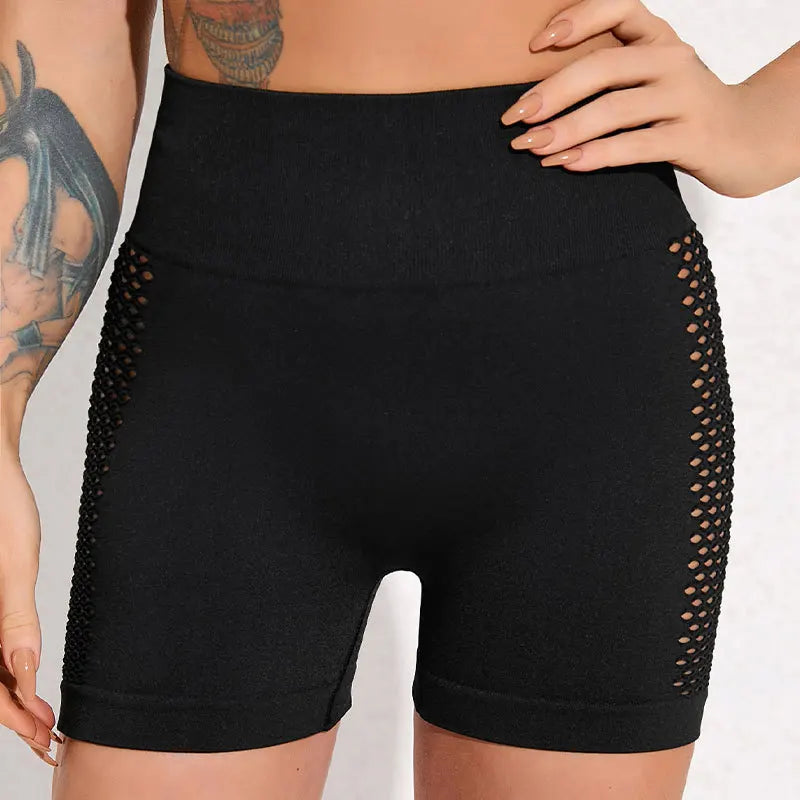 Krótkie legginsy z wycięciem