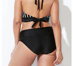 Bikini z motywem w paski